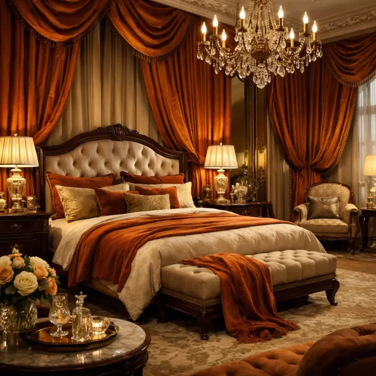 10 Stunning Orange Curtain Ideas for a Cozy Bedroom