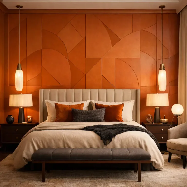 10 Inspiring Orange Bedroom Wall Ideas for a Vibrant Space