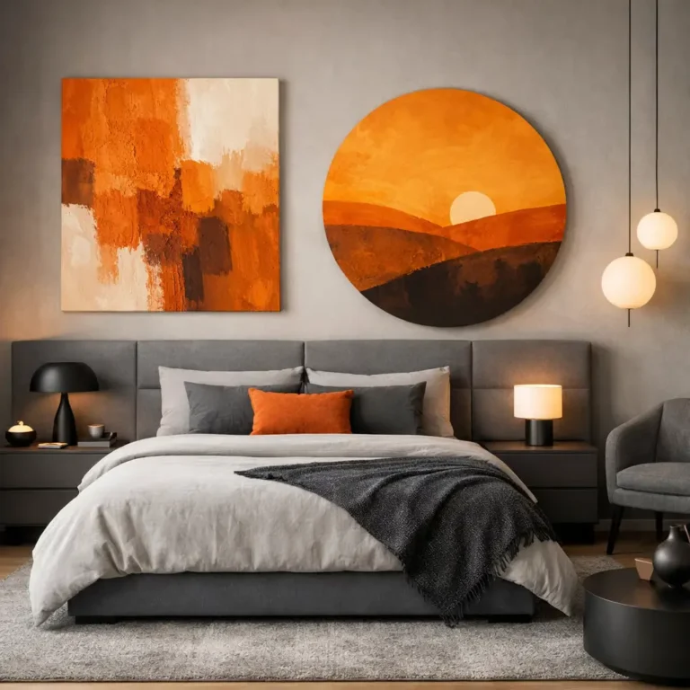 10 Stunning Orange and Grey Bedroom Ideas for a Stylish Retreat