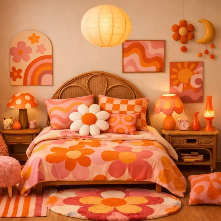 10 Stunning Orange and Pink Bedroom Ideas for a Vibrant Look