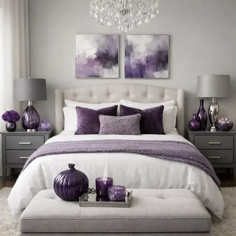 10 Stunning Purple and Gray Bedroom Ideas to Inspire Your Space